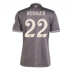 Real Madrid Antonio Rudiger #22 Replika Tredjetrøje 2024-25 Kortærmet